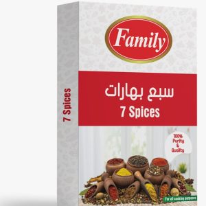 سبع بهارات باكيت12*30غم